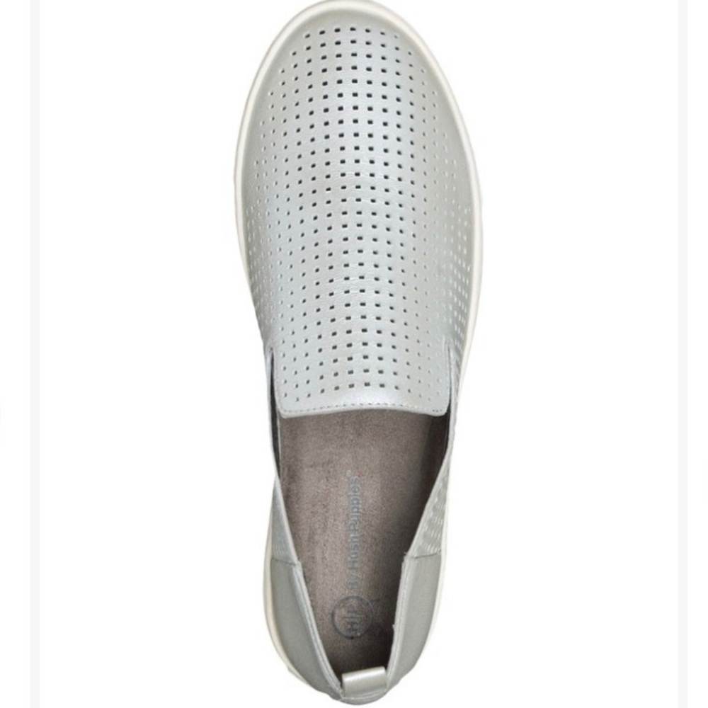 🆕 Hush Puppies Perforated Leather Slip-Ons
